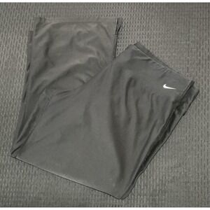 Nike Track Pants Womens XL Black FITDRY Athletic Running Quick Dry Stretch Gym